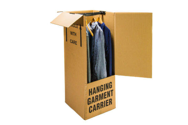 Wardrobe box and rail - Clear Storage Packaging