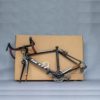 Bike Box with a bike frame on the outside