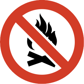 No Combustibles symbol